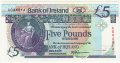 Bank Of Ireland 5 Pounds ,  1. 7.1994